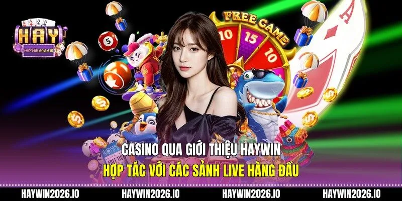 Casino qua giới thiệu HAYWIN hợp tác với các sảnh live hàng đầu